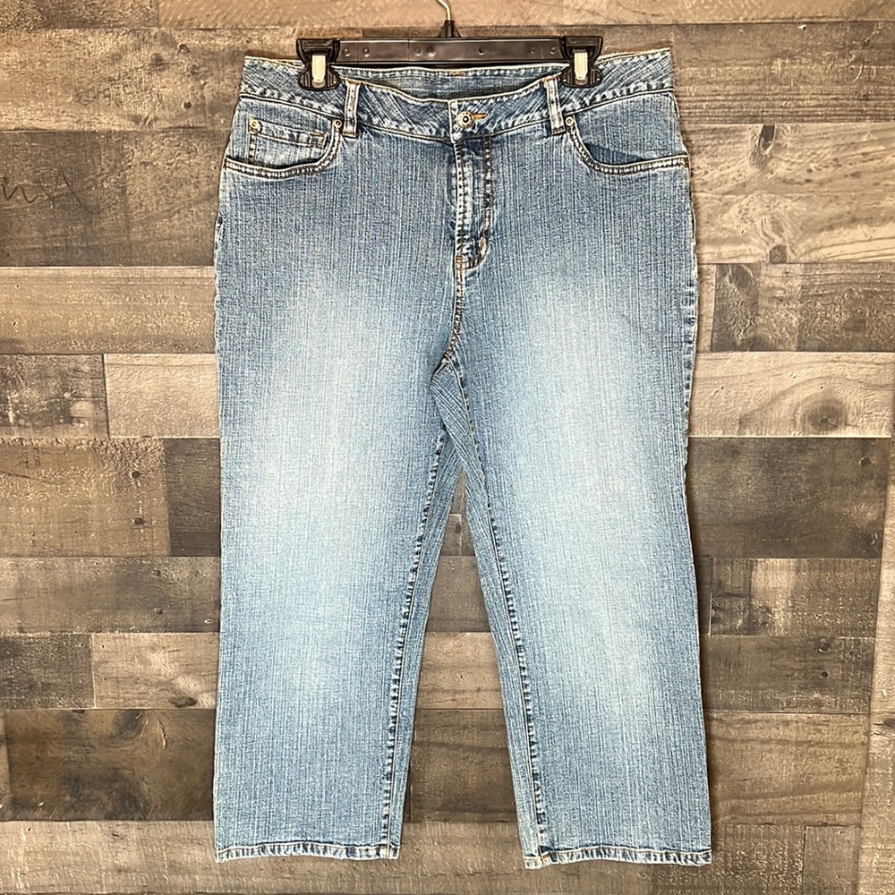 Nordstrom Cropped Blue Jeans